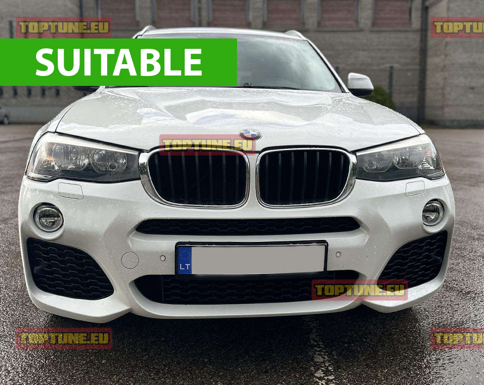 front lip is suitable for this bmw x3 f25 lci m sport bumper model